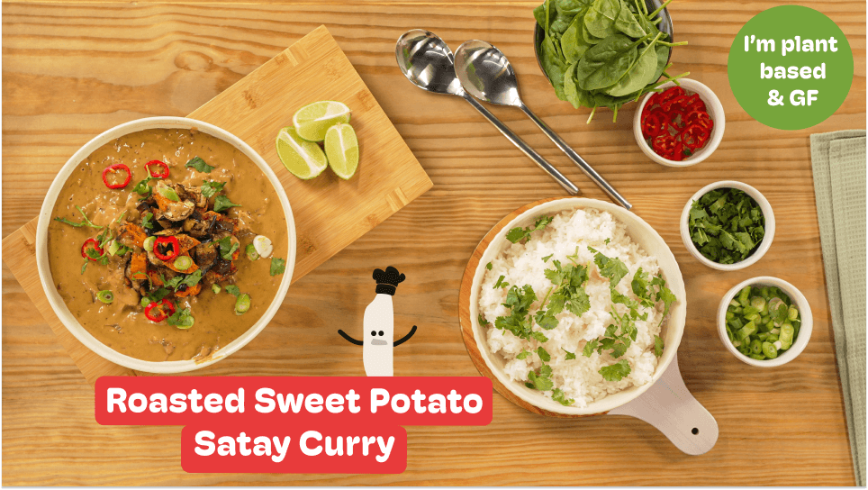 Children's cookery lesson : satay curry