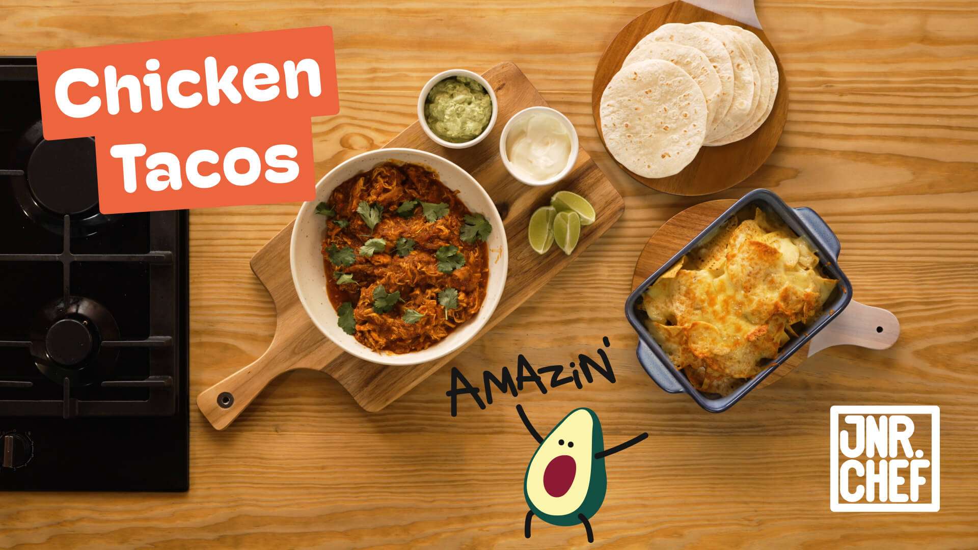 Chicken Tacos children's cookery lesson