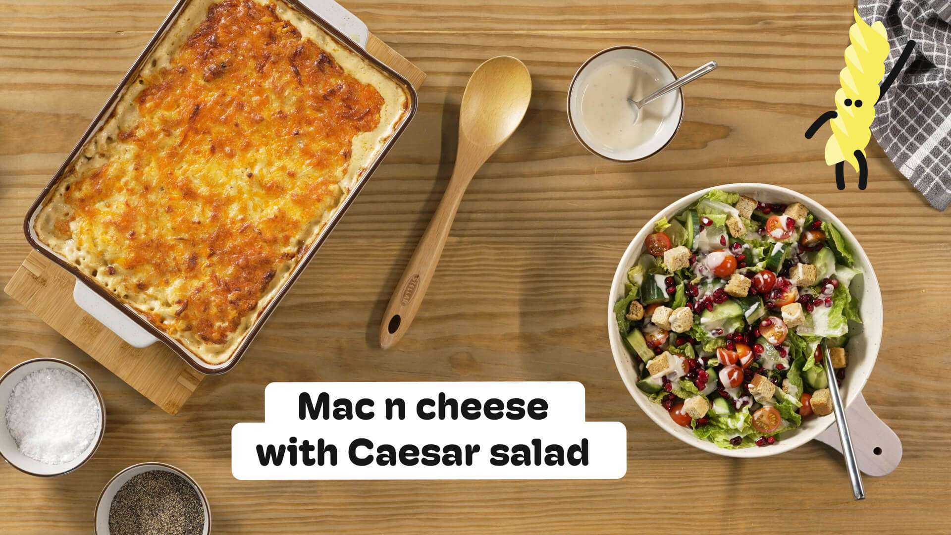 Mac n cheese cooking lesson for children