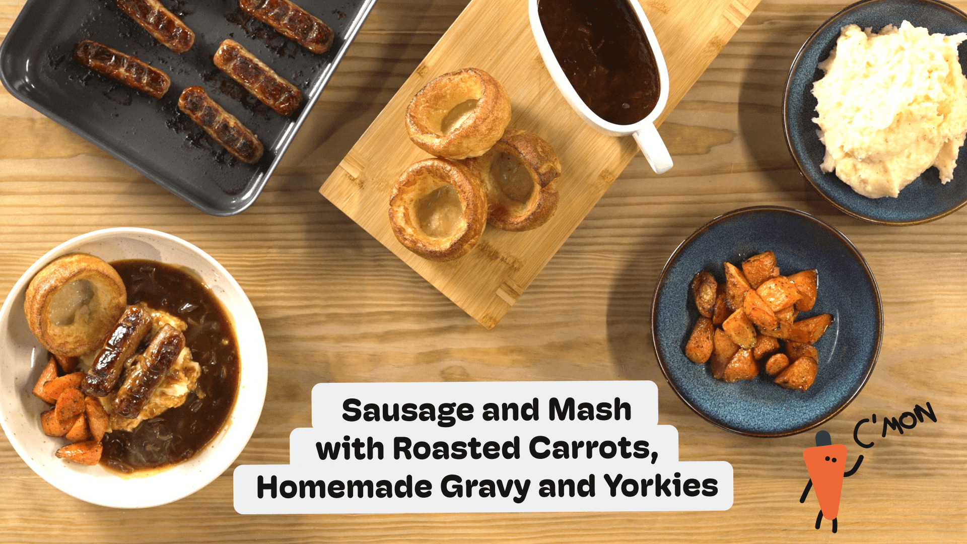 sausage and mash children's cookery lessons