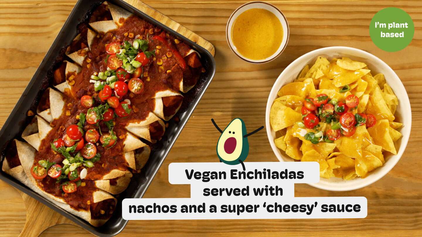 Jnrchef cookery lessons - enchiladas vegan